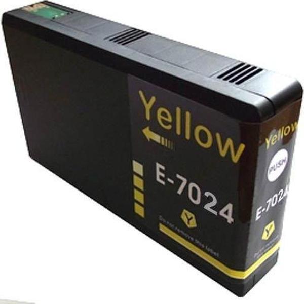 Epson T7024 XL Sarı Muadil Kartuş/WP4000 /WP4014 /WP4015 /WP4020 /WP4025 /WP4095 /WP4500 /WP4515 /WP4525 /4530 /WP4534 / - Image 1