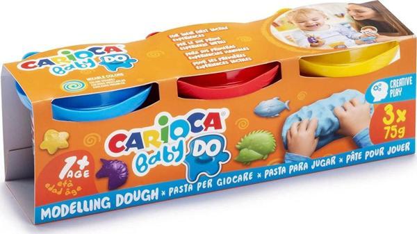 Carioca Bebek Oyun Hamuru 3 Renk X 75 Gr 1+ Yaş (43179) - Image 1