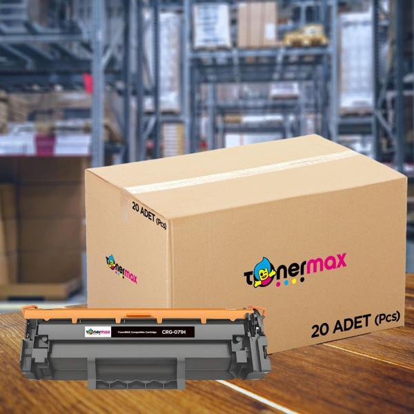 Canon CRG-071H Muadil Toner - Çipli 20'li Paket 1 Koli / Canon I-Sensys LBP121dn / LBP122dw / MF271dn / MF272dw / MF273d - Image 1