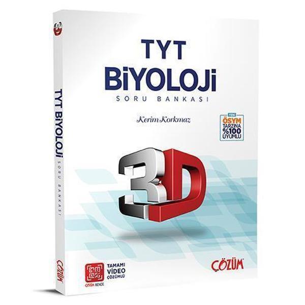TYT 3D Biyoloji Tamamı Video Çözümlü Soru Bankası 3D Yayınları - 3D Yayınları - Image 1