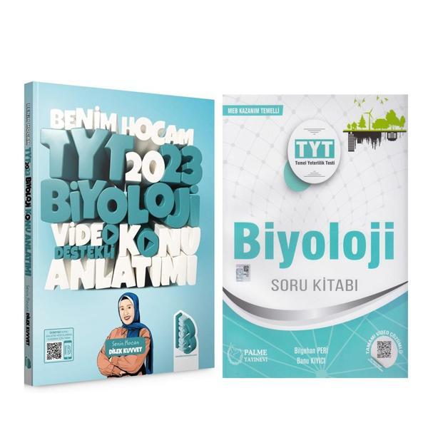 Benim Hocam 2023 TYT Biyoloji Konu ve Palme Soru Bankası Seti 2 Kitap - Benim Hocam Yayınları - Image 1