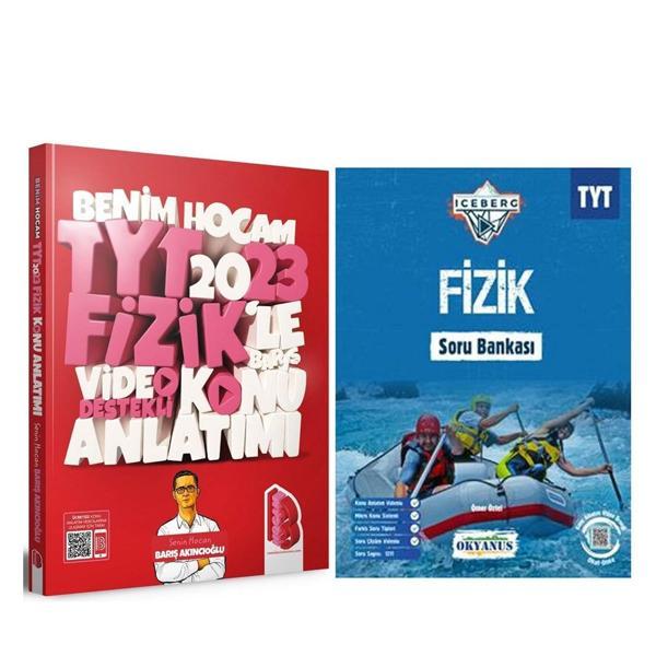 Benim Hocam 2023 TYT Fizik Konu ve Okyanus Iceberg Soru Bankası Seti 2 Kitap - Benim Hocam Yayınları - Image 1