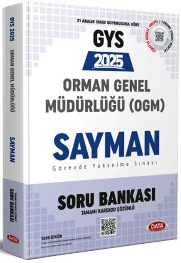 2025 GYS Orman Genel Müdürlüğü Sayman Soru Bankası Data Yayınları - Data Yayınları - Image 1