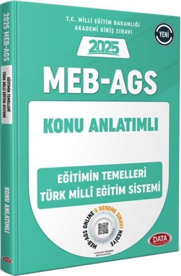 2025 MEB AGS Eğitimin Temelleri Türk Milli Eğitim Sistemi Konu Anlatımlı Data Yayınları - Data Yayınları - Image 1
