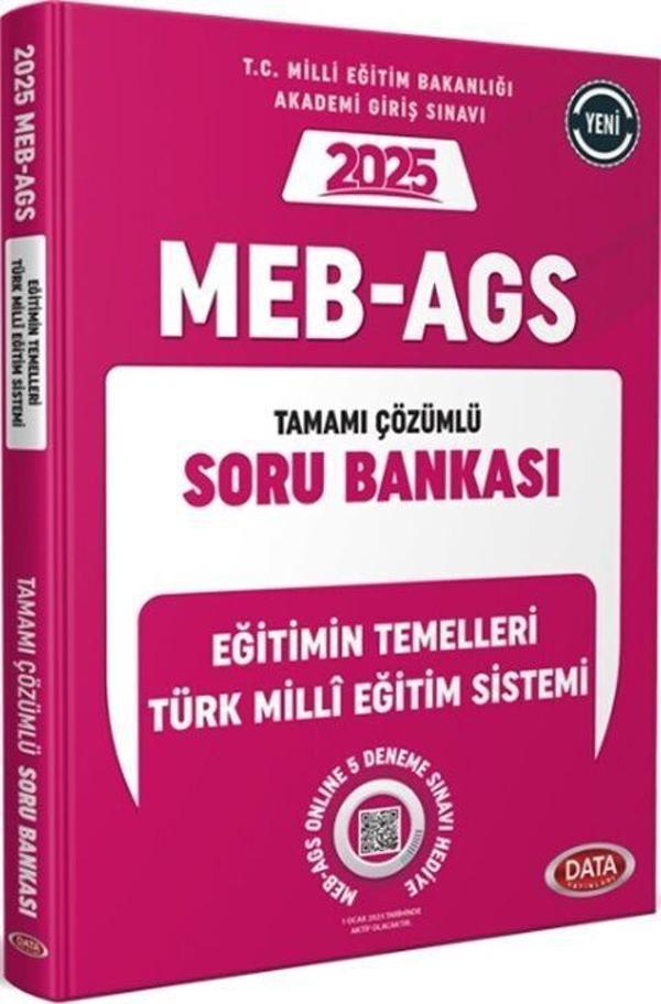 2025 MEB AGS Eğitimin Temelleri Türk Milli Eğitim Sistemi Tamamı Çözümlü Soru Bankası Data Yayınları - Data Yayınları - Image 1