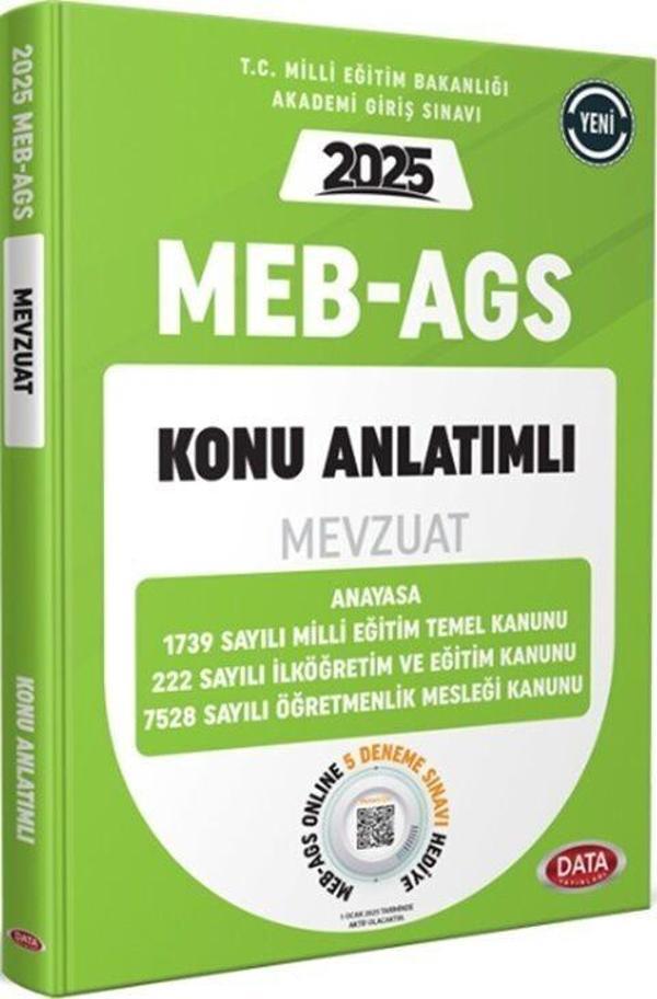 2025 MEB AGS Mevzuat Konu Anlatımlı Data Yayınları - Data Yayınları - Image 1