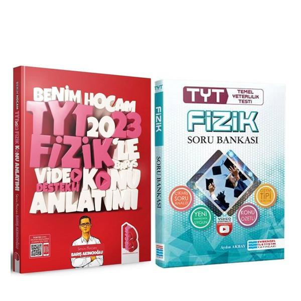 Benim Hocam 2023 TYT Fizik Konu ve Evrensel Soru Bankası Seti 2 Kitap - Evrensel İletişim Yayınları - Image 1