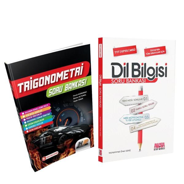 Hız ve Renk Trigonometri ile AKM Dil Bilgisi Soru Bankası Seti 2 Kitap - Hız ve Renk Yayınları - Image 1