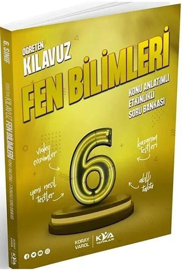 6. Sınıf Fen Bilimleri Öğreten Kılavuz Konu Anlatımlı Etkinlikli Soru Bankası KVA Yayınları - Image 1