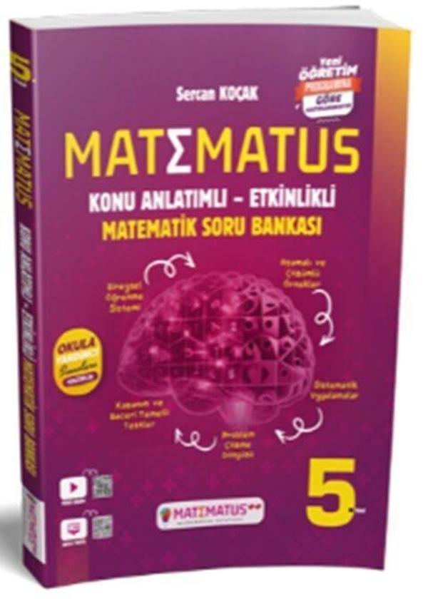 5. Sınıf Matematik Konu Anlatımlı Etkinlikli Soru Bankası Matematus - Matematus Yayınları - Image 1