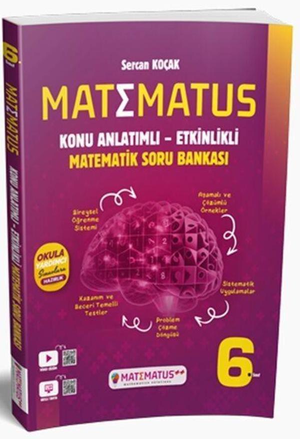 6. Sınıf Matematik Konu Anlatımlı Etkinlikli Soru Bankası Matematus - Matematus Yayınları - Image 1