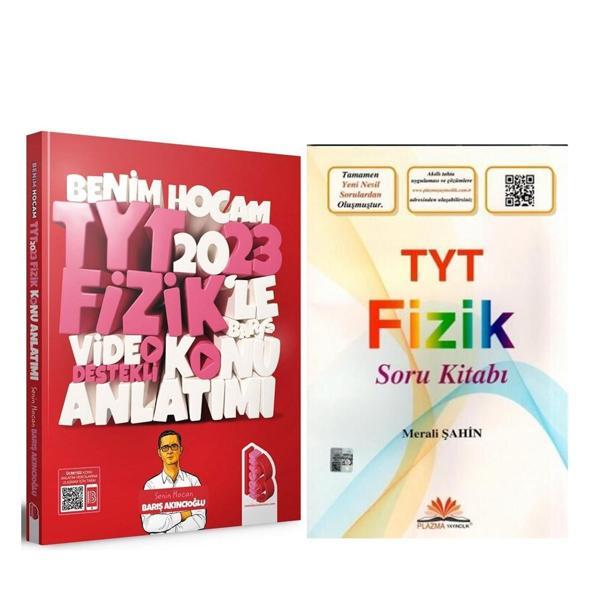 Benim Hocam 2023 TYT Fizik Konu ve Plazma Soru Bankası Seti 2 Kitap - PLAZMA Yayıncılık - Image 1