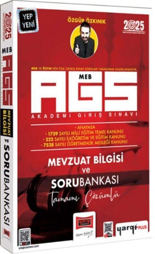 2025 MEB AGS Mevzuat Bilgisi ve Tamamı Çözümlü Soru Bankası Yargı Yayınları - Yargı Yayınları - Image 1