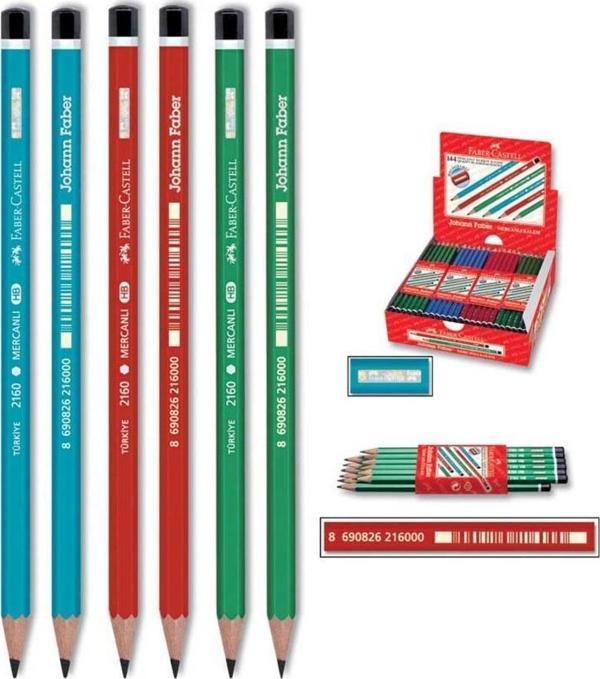 Faber-Castell Mercanlı Kurşun Kalem 12 Adet - Image 1