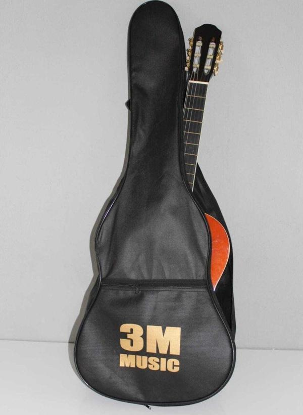 3M Music Klasik Gitar Kılıfı 4/4 Ölçü Gitar Kılıfı Pena Hediyeli - Image 1