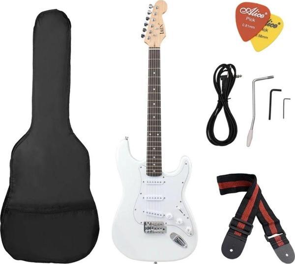 3M Music Elektro Gitar Sss Manyetik Elektro Gitar Seti Gitar,Kılıf,Askı,Kablo,Pena Dahil - Image 1
