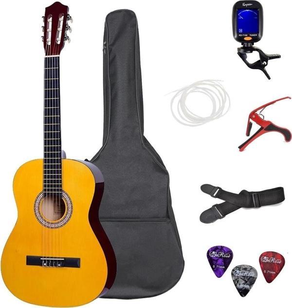 3M Music Klasik Gitar Seti Eğitim Başlangıç Gitar Seti - Image 1