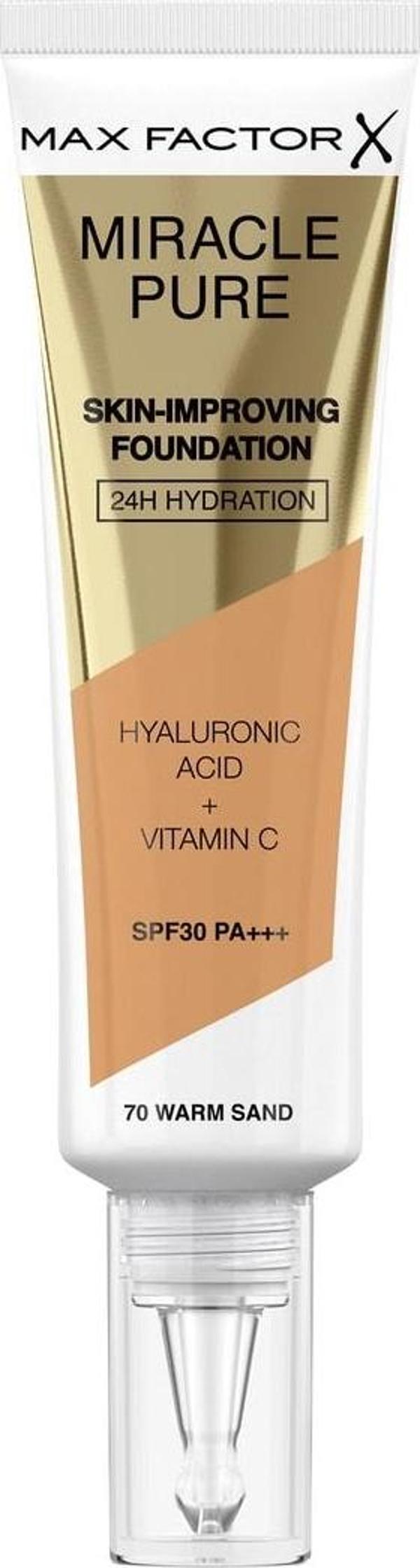 Max Factor Miracle Pure Foundation Warm Sand No:70 - Image 1
