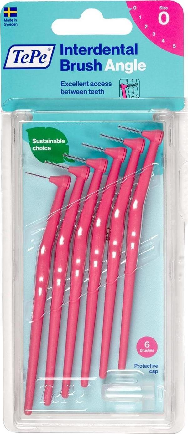 Tepe Angle Arayüz Fırçası Pembe 0.4 mm 6 lı - Image 1