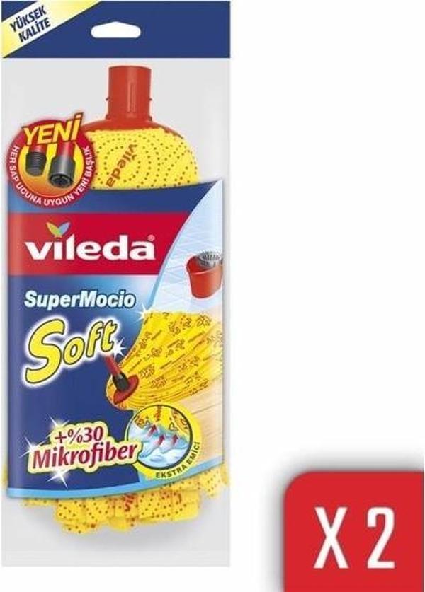 Vileda SuperMocio %30 Mikrofiber Paspas Yedek x 2 Adet - Image 1
