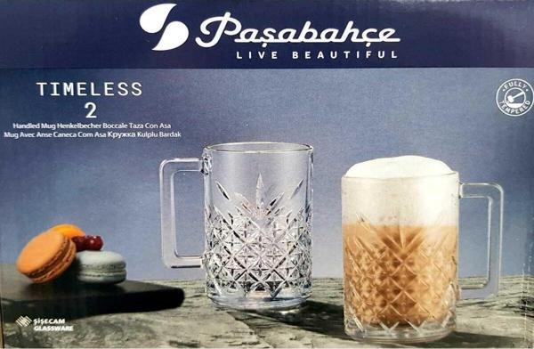 PAŞABAHÇE 55472 TIMELESS KULPLU BARDAK 315 CC 2Lİ - Image 1
