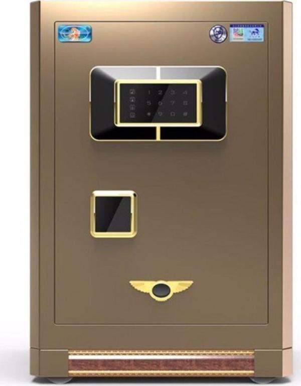 Hakan Kasa Hakan-Tiger Serisi Şifreli-Parmak Izli-Alarmlı Akıllı Çelik Kasa-A1D60-Wifi - Image 1