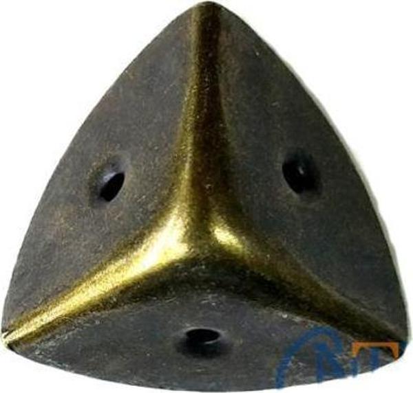 Dekoratif, Kutu, Sandık Köşesi - 45x28 mm, Büyük, Antik, 100 Adet - Image 1