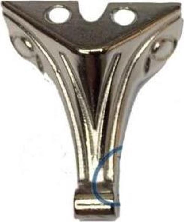 Moda Ahşap, Mdf, Sunta Sandık Ayağı, Kutu Ayak 2,5 cm - Nikel - Image 1