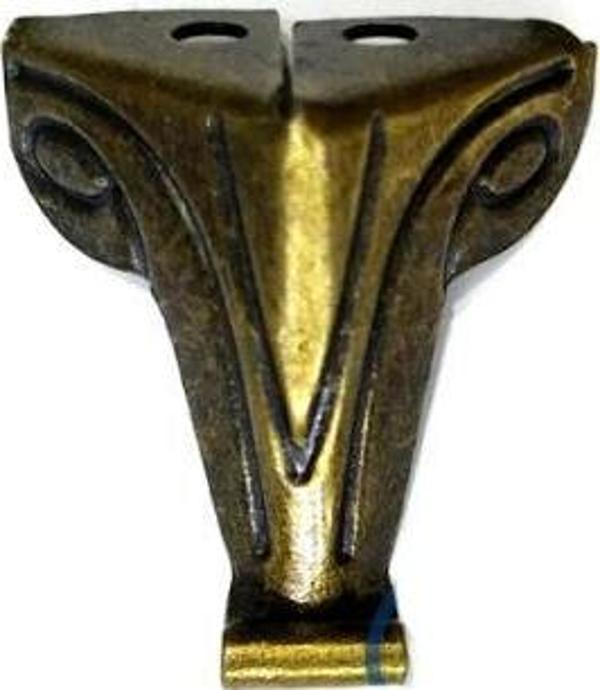 Moda Sac Ahşap, Sunta Sandık Ayağı, Kutu Ayak 2,5 cm - Antik - Image 1