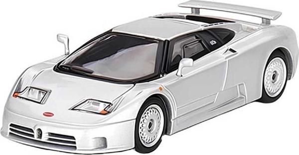 1:64 Diecast Bugatti EB110 GT Grigio Chiaro Mini GT Model Araba - Image 1