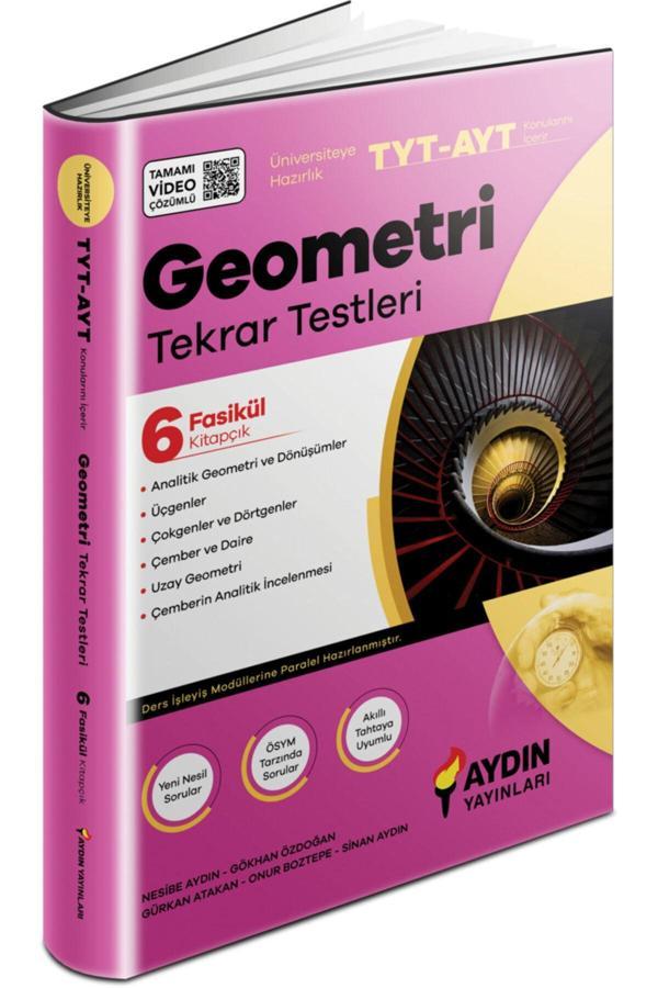 Tyt-Ayt Geometri Üniversiteye Hazırlık Tekrar Testleri - Aydın Yayınları - Aydın Yayınları - Image 1