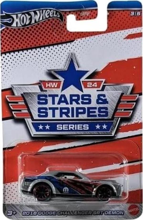Hot Wheels Stars & Stripes : 2018 Dodge Challenger SRT Demon - Image 1