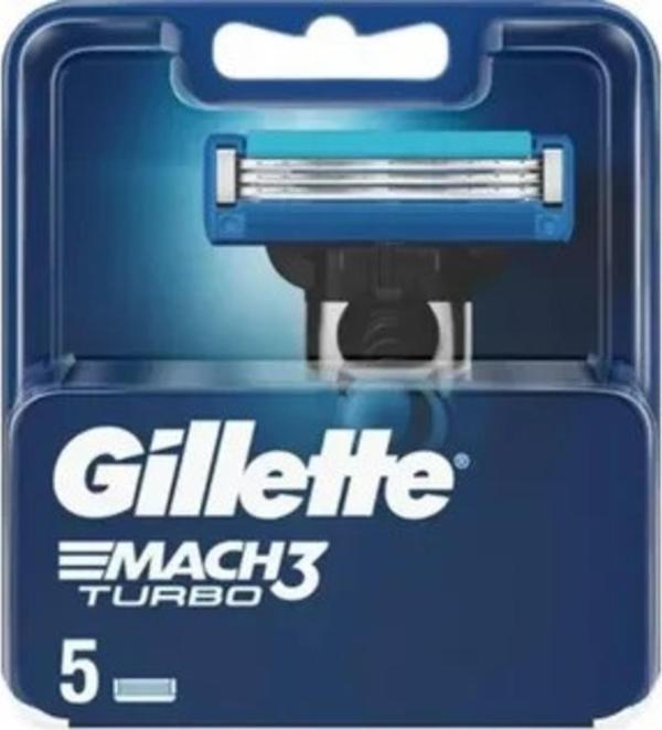 Gillette Mach 3 Turbo 5'li Bıçak - Image 1