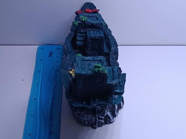 Netx  İncili Batık Gemi 17x6x8 cm Akvaryum Dekoru   - Image 1