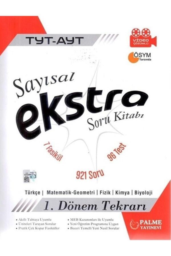 Palme Yayınları Tyt-ayt Sayısal Ekstra Soru Kitabı 1. Dönem Tekrarı Plmunı000007 - Palme Yayınları - Image 1