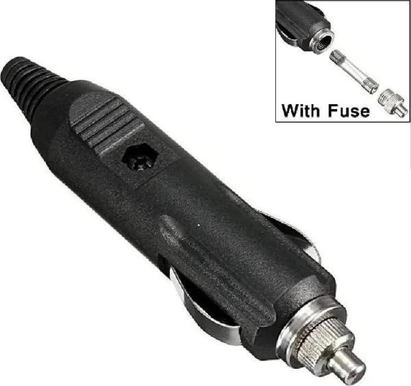 12V Araç Çakmak Fişi Erkek Sigortalı / Ledli Seyyar Kablo Tip Oto Çakmaklık Erkek Soket - Image 1