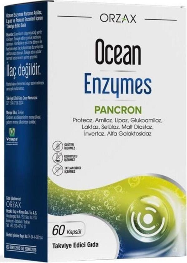 OCEAN Enzymes Pacron 60 Kapsül 8697595873984 - Image 1