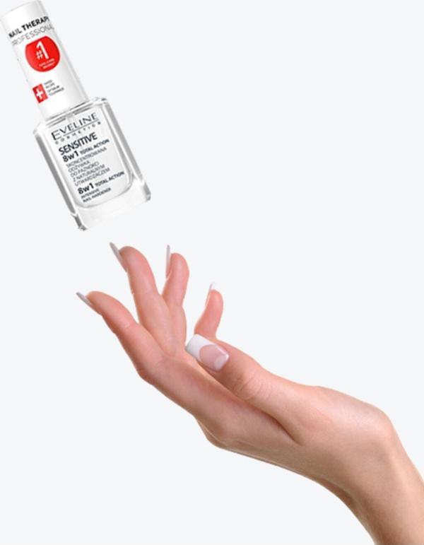 EVELINE 8'i 1 arada Total Hassas Tırnak Bakımı | 8 In 1 Total Action Sensitive 12ml 5901761938111 - Image 1