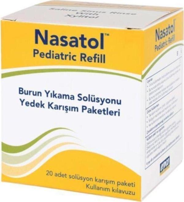 NASATOL Pediatrik Refill Pediatrik Yedek Paketler 20 Adet - Image 1