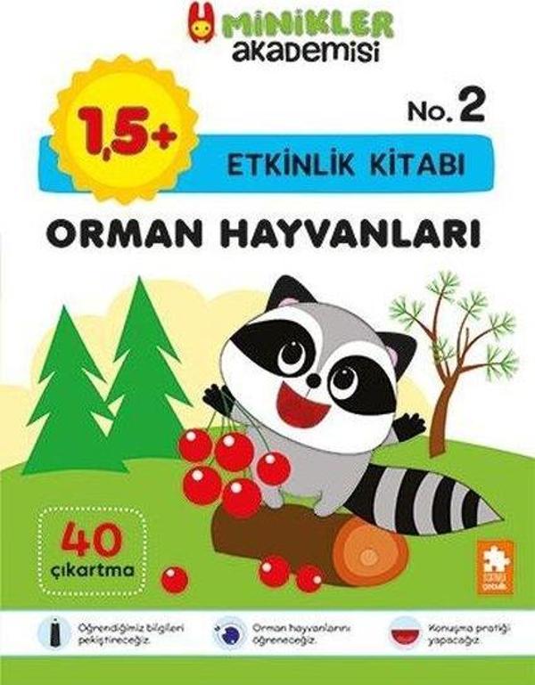 Orman Hayvanları Etkinlik Kitabı - Minikler Akademisi - Eksik Parça Yayınları - Image 1
