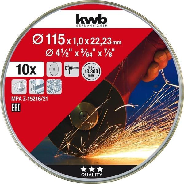 KWB Metal Kesici Disk 115X1.0 10 Lu 49712021 - Image 1