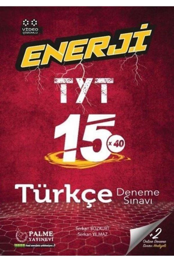 Enerji Tyt Türkçe 15 Deneme Sınavı - Palme Yayınları - Palme Yayınları - Image 1
