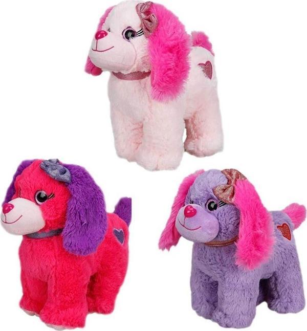 Peluş Köpek Oturan Renkli 25 Cm 1 Adet Fiyatıdır - Image 1