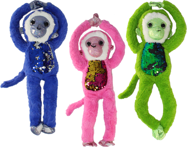Süslü Maymunlar Peluş Oyuncak 45 cm 1 adet - Image 1