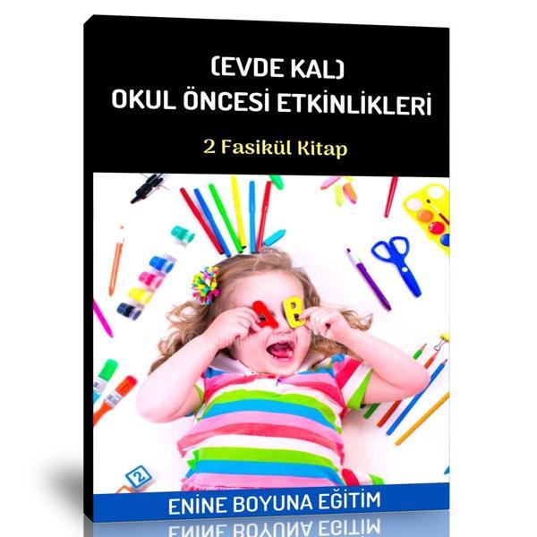 (Evde Kal) Okul Öncesi Etkinlik Seti (2 Kitap) - Enine Boyuna Eğitim - Enine Boyuna Eğitim - Image 1