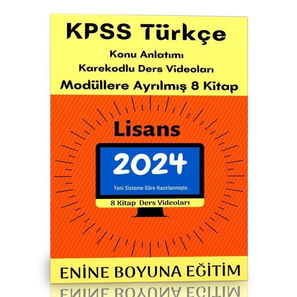 2024 Kpss Lisans Türkçe Modüler Kitap Seti - Enine Boyuna Eğitim - Enine Boyuna Eğitim - Image 1