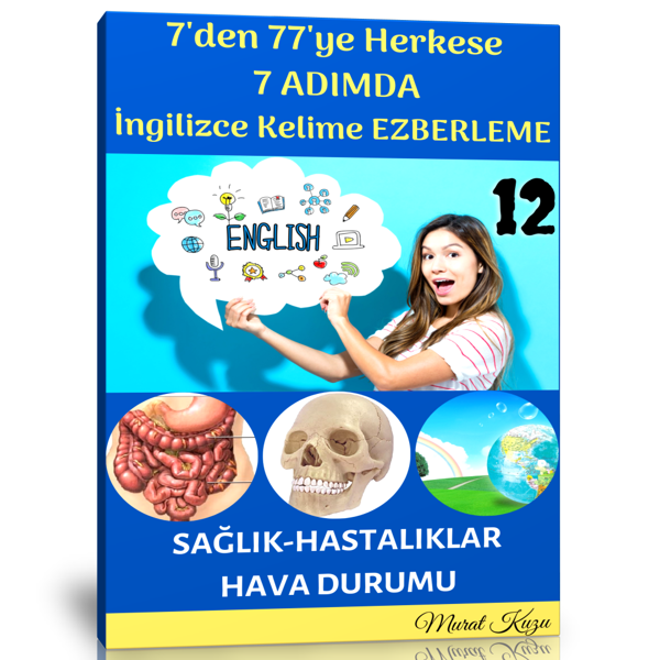7 Adımda İngilizce Kelime Ezberleme Kitabı-12 - Enine Boyuna Eğitim - Enine Boyuna Eğitim - Image 1