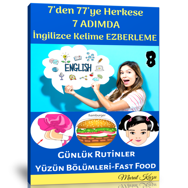 7 Adımda İngilizce Kelime Ezberleme Kitabı-8 - Enine Boyuna Eğitim - Enine Boyuna Eğitim - Image 1