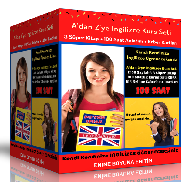 A’Dan Z’Ye İngilizce Kurs Seti - Enine Boyuna Eğitim - Enine Boyuna Eğitim - Image 1