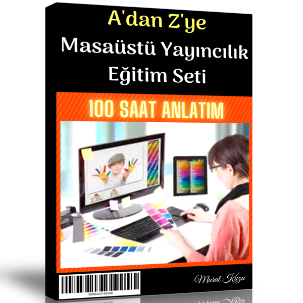 Adan Zye Masaüstü Yayıncılık Eğitim Seti (80 Saatlik 5 Süper Set) - Enine Boyuna Eğitim - Enine Boyuna Eğitim - Image 1